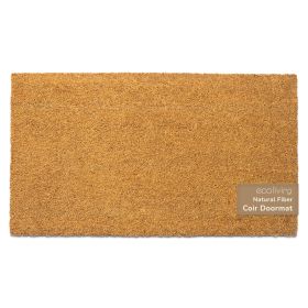 Welcome Doormats Natural Coco Coir Mats with Non Slip PVC Backing Indoor Outdoor Mats for Home & Office Floor Mats for Door Decor Patio Decor Pla
